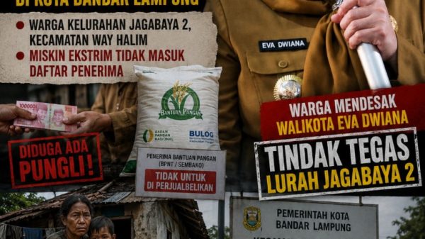 Pungli dan Tidak Tepat Sasaran Mewarnai Penyaluran Bantuan Pangan di Kota Bandar Lampung, Warga Miskin Ekstrim Tidak Masuk Daftar Penerima