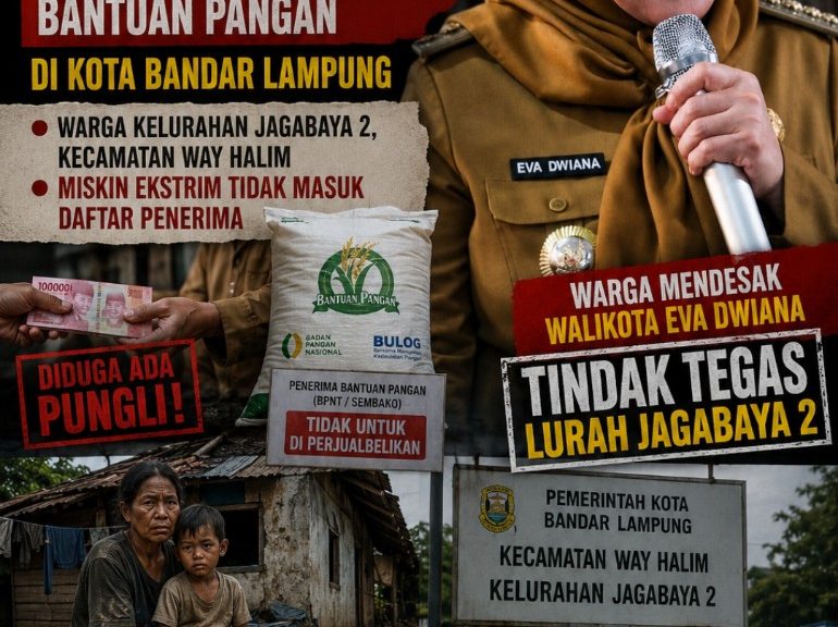 Pungli dan Tidak Tepat Sasaran Mewarnai Penyaluran Bantuan Pangan di Kota Bandar Lampung, Warga Miskin Ekstrim Tidak Masuk Daftar Penerima