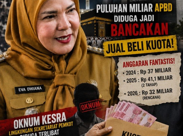 Skandal Program Umroh APBD Kota Bandar Lampung, Puluhan Miliar Diduga Jadi Bancakan Jual Beli Kuota