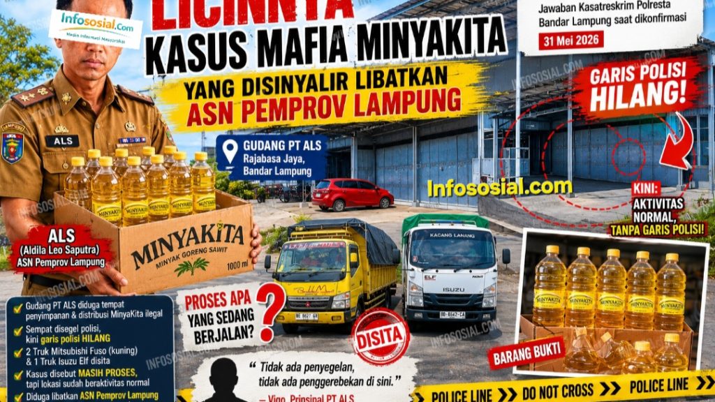 'Licinnya' Kasus Mafia MinyaKita yang Disinyalir Libatkan ASN Pemerintah Provinsi Lampung