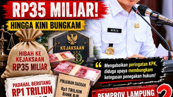 Soal Hibah Rp35 Miliar ke Kejaksaan, Pemprov Lampung Bungkam