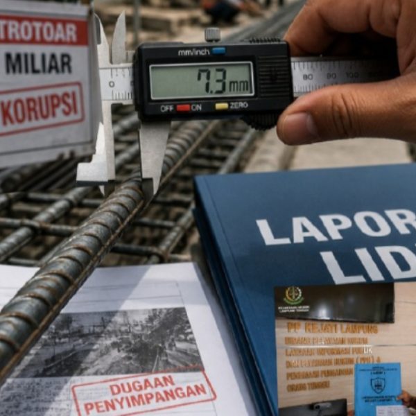 Dugaan Korupsi, LIDIK Soroti Ketidaksesuaian Material Proyek Trotoar Rp21,7 Miliar
